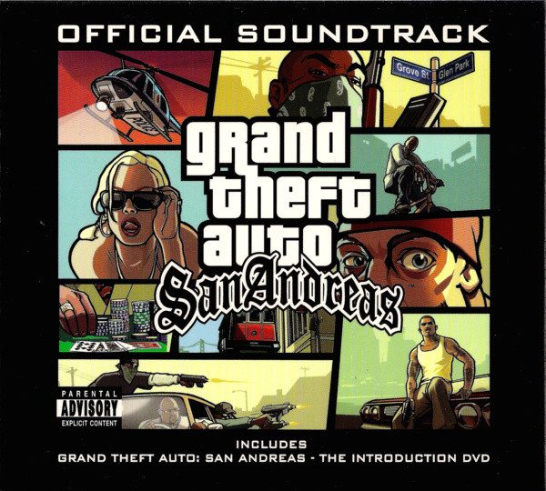 Various – Grand Theft Auto: San Andreas Official Soundtrack (original album cover)
