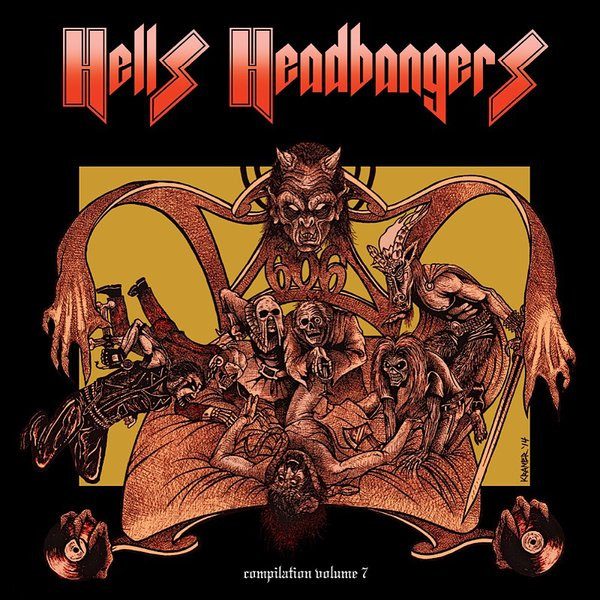 Various – Hells Headbangers Compilation Volume 7 (knockoff album cover)