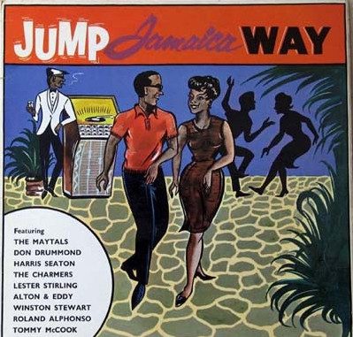 Various – Jump Jamaica Way (knockoff album cover)