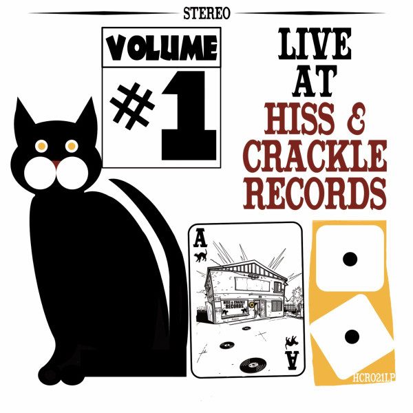 Various – Live at Hiss & Crackle Records Volume 1 (knockoff album cover)