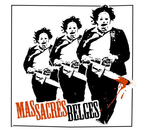 Various – Massacrés Belges (knockoff album cover)