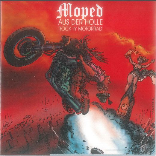 Various – Moped Aus Der Hölle (knockoff album cover)