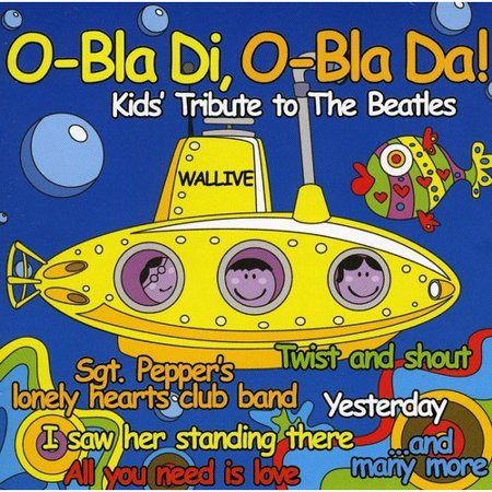 Various – O-Bla Di, O-Bla Da! Kids' Tribute To The Beatles (knockoff album cover)