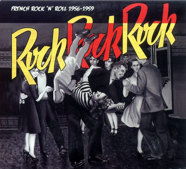 Various – Rock Rock Rock (French Rock 'N' Roll 1956-1959) (knockoff album cover)