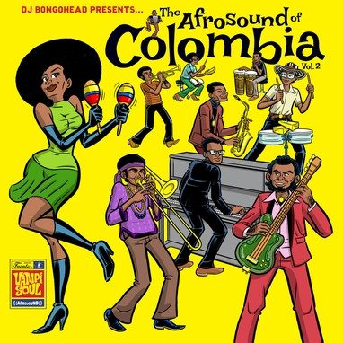Various – The Afrosound Of Colombia Volume 2 (knockoff album cover)