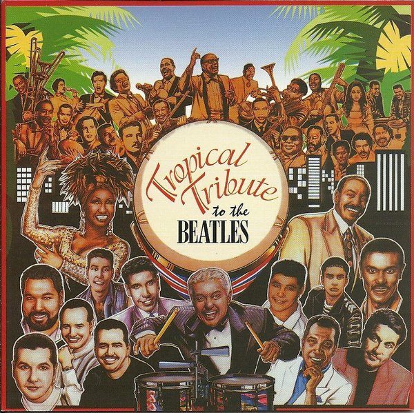 Various – Tropical Tribute To The Beatles (knockoff album cover)