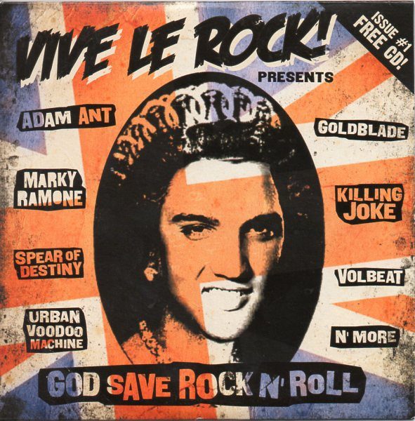 Various – Vive Le Rock! Presents God Save Rock And Roll (knockoff album cover)
