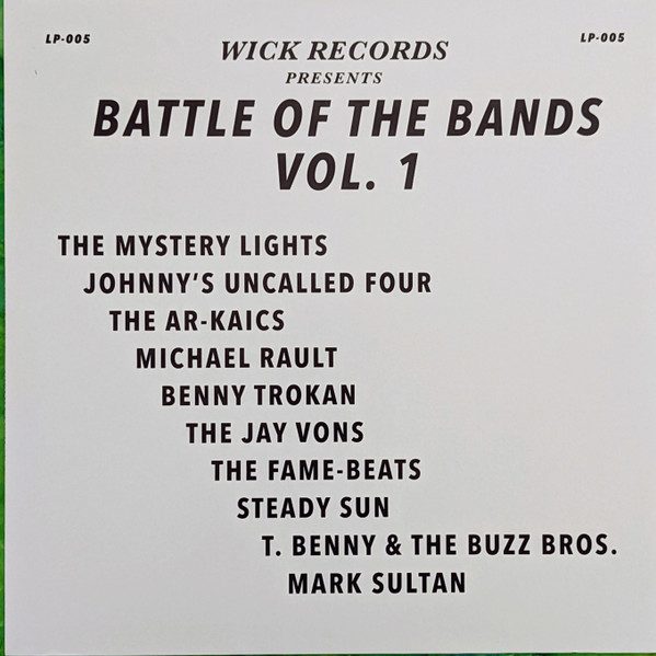Various – Wick Records Presents - Battle Of The Bands Vol. 1 (knockoff album cover)
