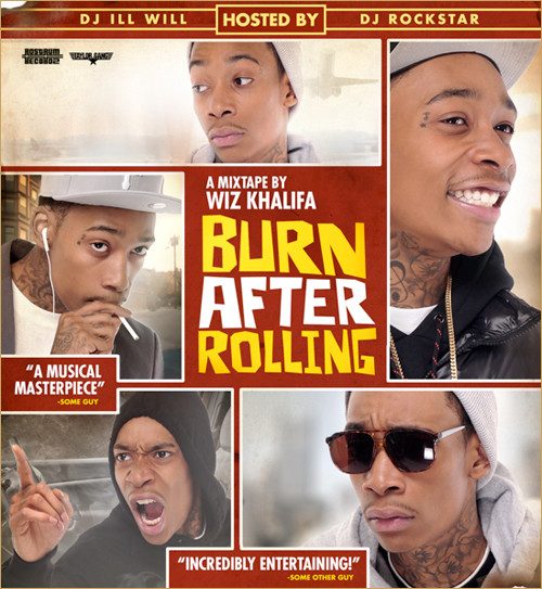 Wiz Khalifa – Burn After Rolling (knockoff album cover)